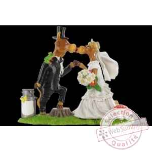 Vache figurine just married Art in the City -84146