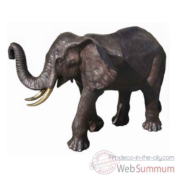 Elephant en bronze -BRZ1087